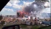 Mercatino fuochi d' artificio va in fiamme - MEXICO CITY
