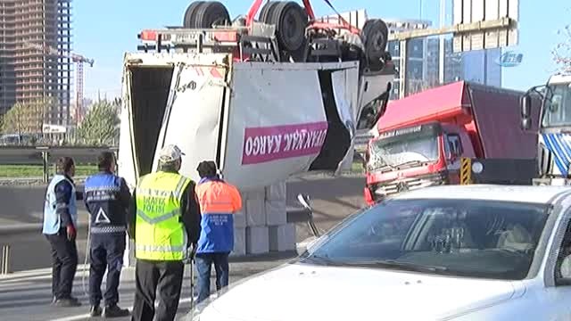 Basın Ekspres Yolunda Kaza