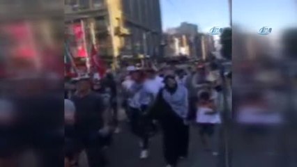 Avustralya'nın Melbourne Şehrinde İsrail Karşıtı Protesto