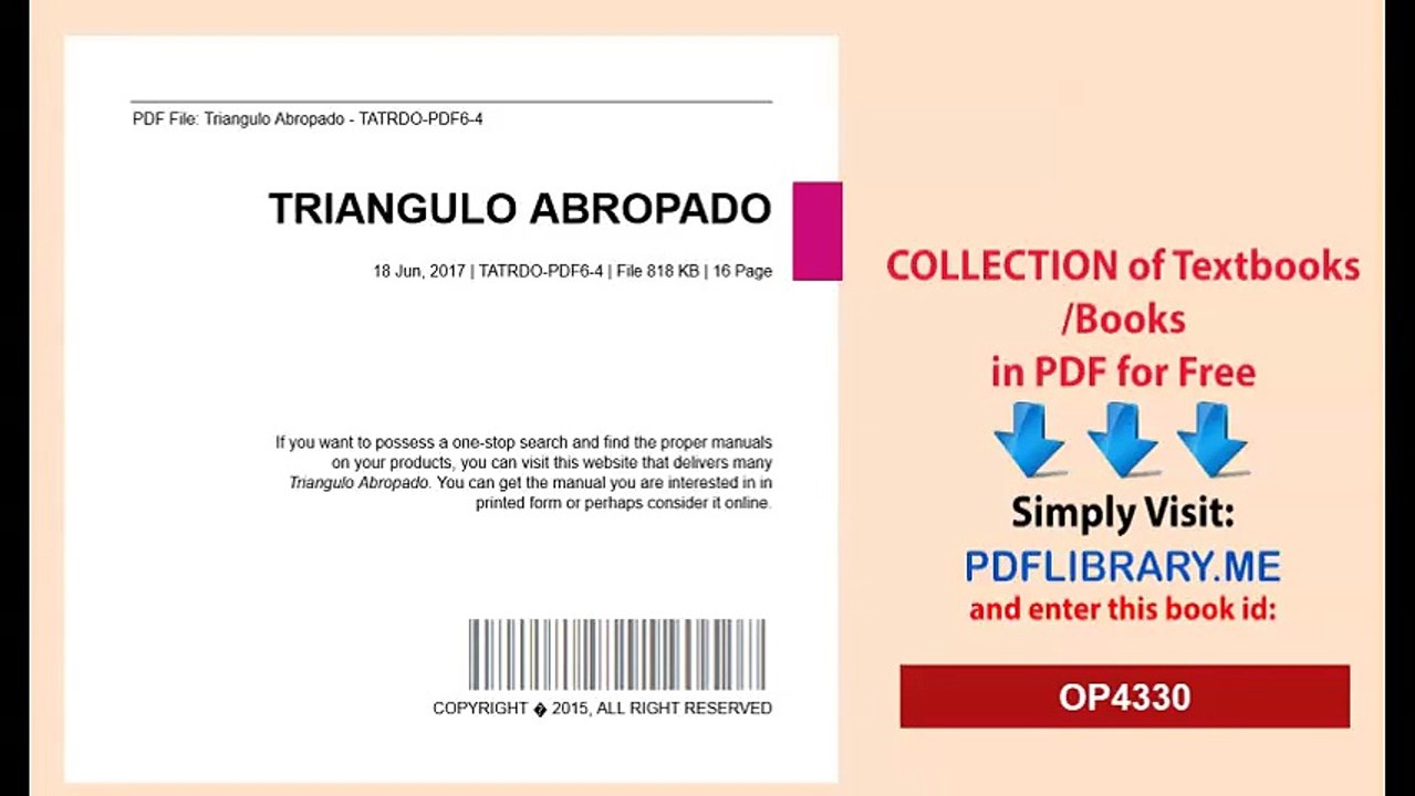 [PDF] Triangulo Abropado [D0WNL04D]