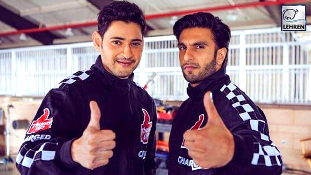 Ranveer Singh & Mahesh Babu DRIVE Super Fast Cars!