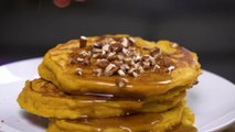These High-Protein Pumpkin Pancakes Are Festive and Healthy