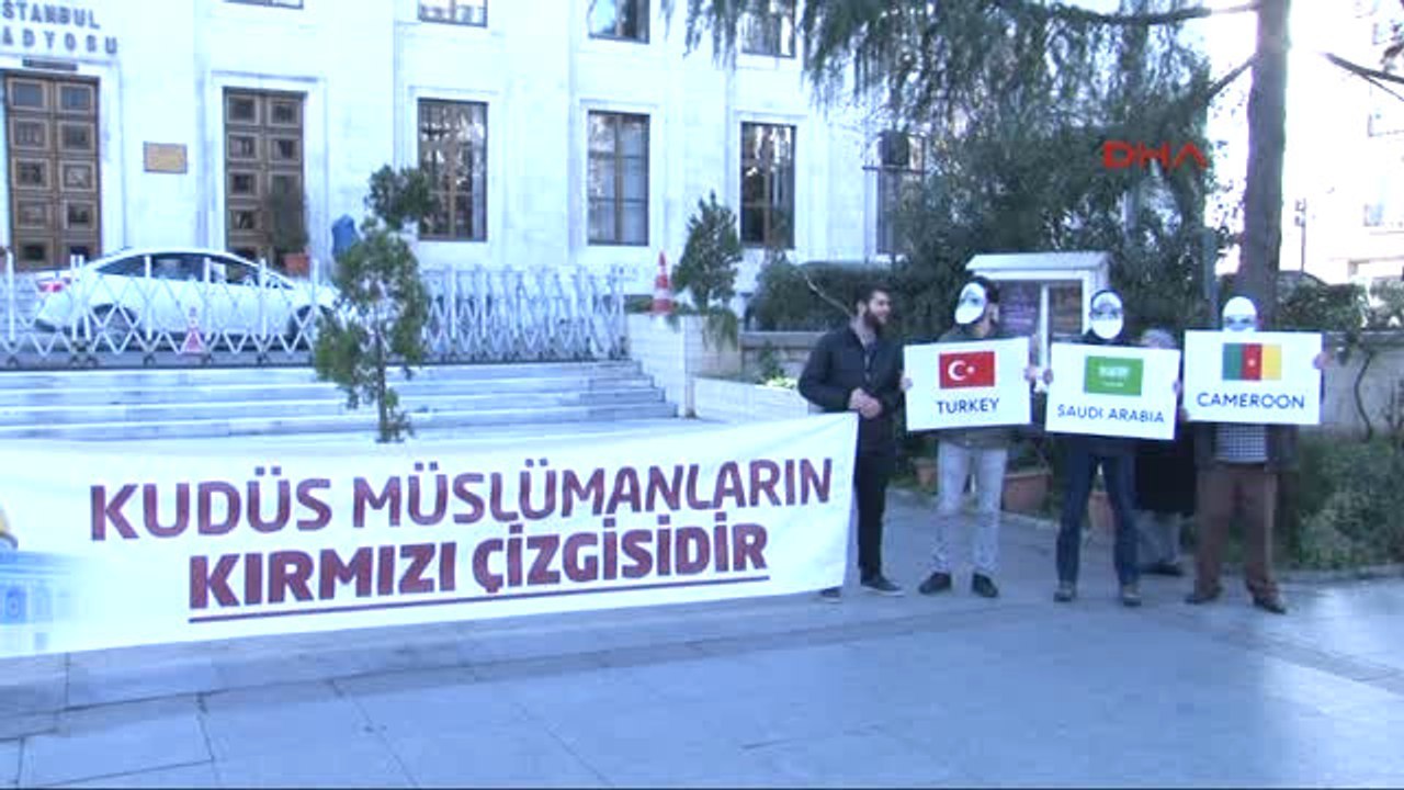 İstanbul Kudüs Platformu Üyelerinden "Kudüs" Protestosu