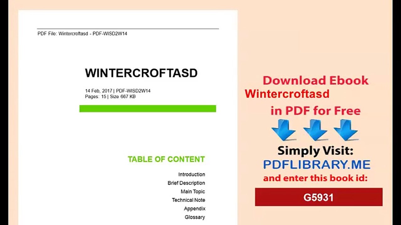 [PDF] Wintercroftasd [D0WNL04D]