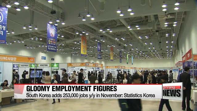 Korea's youth unemployment rate hits record high in November