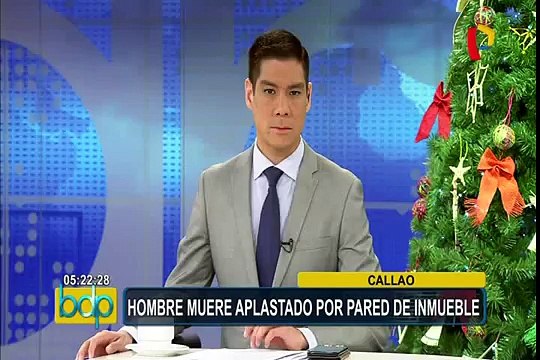 Callao: hombre muere aplastado por pared de inmueble