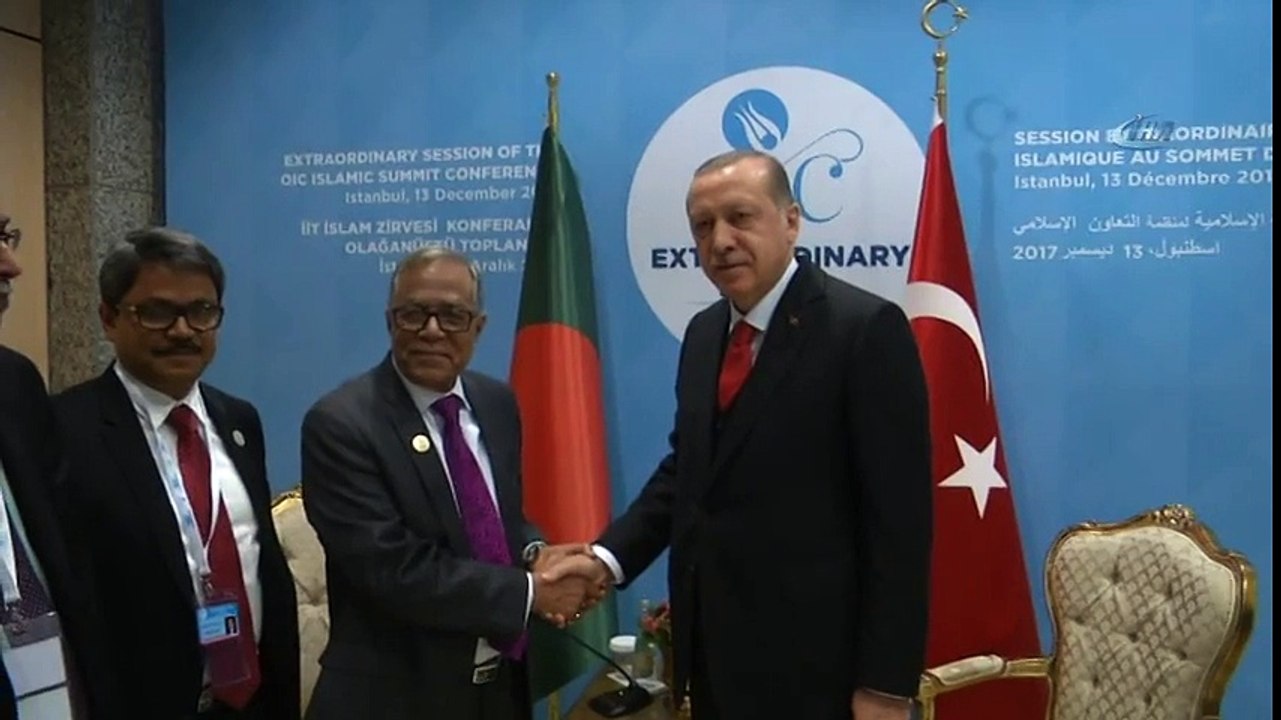 Cumhurbaşkanı Erdoğan, Bangladeş Cumhurbaşkanı Hamid İle Görüştü