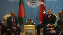 Cumhurbaşkanı Erdoğan, Bangladeş Cumhurbaşkanı Hamid ile Görüştü
