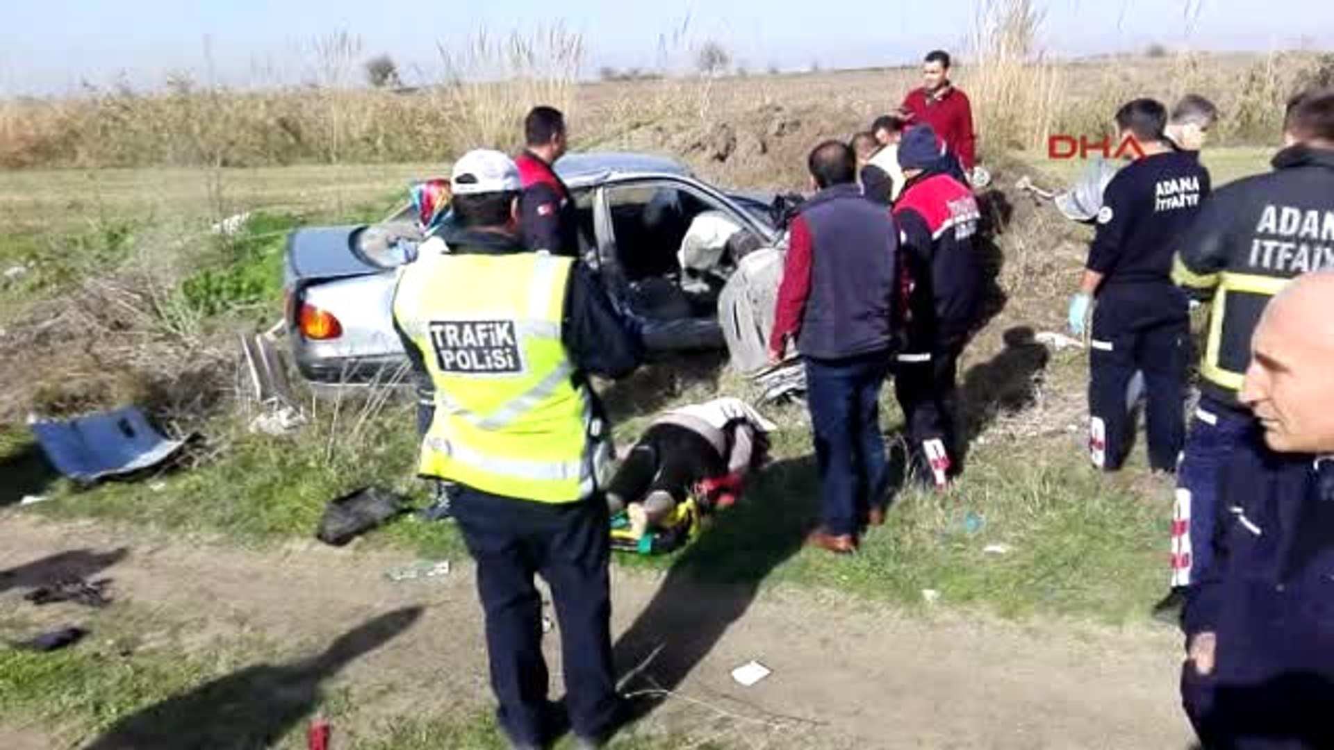 adana ceyhan da kaza 1 olu 1 yarali dailymotion video