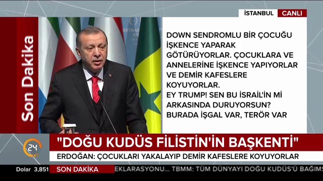 Şunu bilin Kudüs il kıblemiz, tüm insanlığın ortak mirasıdır
