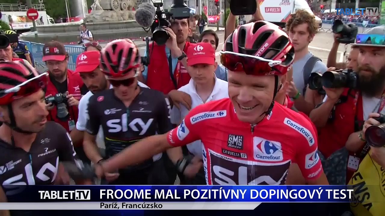 Froome mal počas Vuelty pozitívny dopingový test