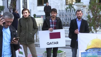 ABD'nin Kudüs'ü İsrail'in başkenti olarak tanımasına tepkiler - İSTANBUL