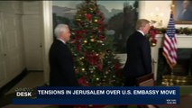 i24NEWS DESK | Tensions in Jerusalem over U.S. Emebassy move | Wednesday, December 13th 2017
