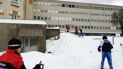 Ski de fond au lycée d'altitude de Briançon