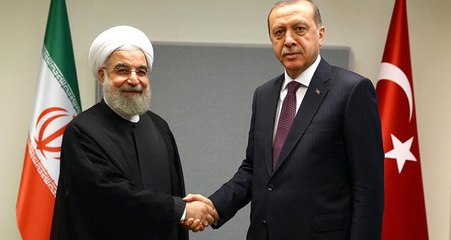 Cumhurbaşkanı Erdoğan, İran Cumhurbaşkanı Ruhani İle Görüştü