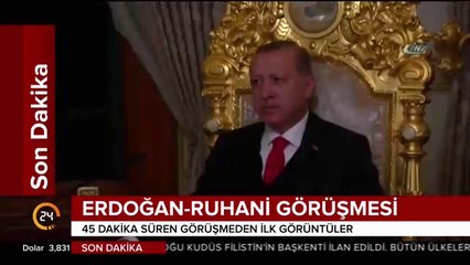 Erdoğan-Ruhani görüşmesi