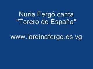 Nuria Fergó canta Torero de España