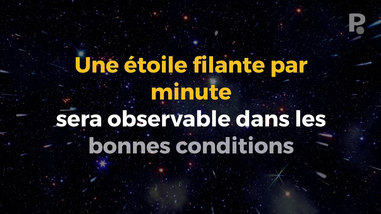 Pluie Détoiles Filantes Ce Soir