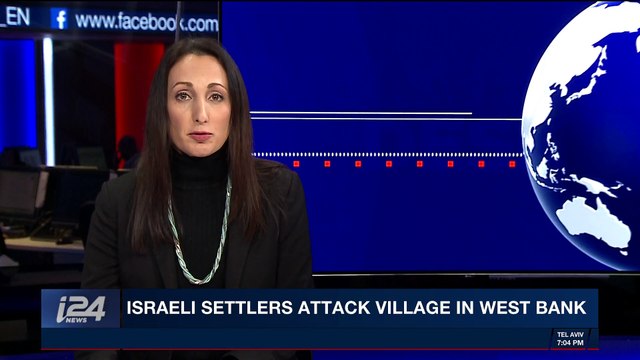 i24NEWS DESK | Israeli settlers attack village in West Bank | Wednesday, December 13th 2017
