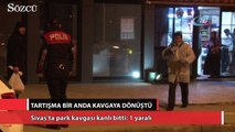 Sivas’ta park kavgası kanlı bitti: 1 yaralı