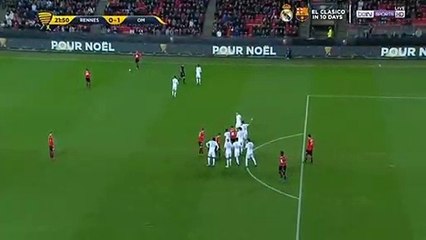 1-1 Benjamin Andre Super Goal HD - Rennes vs Marseille - 13/12/2017 HD