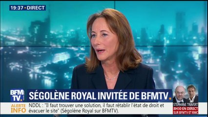 NDDL: "Cet aéroport est disproportionné", selon Ségolène Royal
