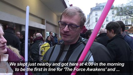 Star Wars: Fans in Paris won over by latest episode