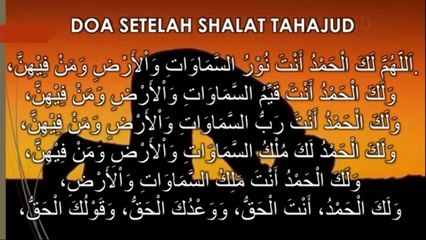 Doa Tahajud - Yang membuat Hati Kita Menangis