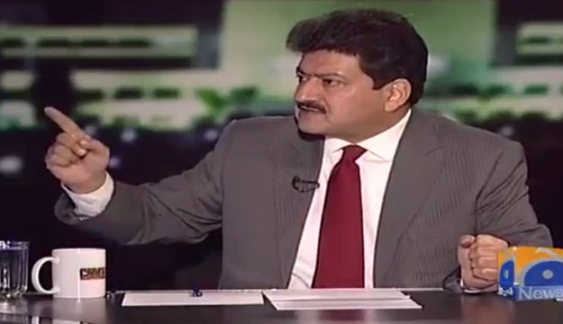 You hugged opportunist people, how do you say that you are ideological? Hamid Mir grilled Talal Chaudhry