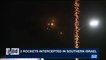 i24NEWS DESK | 2 rockets intercepted in Southern Israel | Wednesday, December 13th 2017