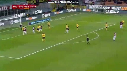 Suso Goal AC Milan 1-0 Hellas Verona 13.12.2017