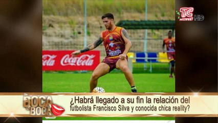 ¿Habrá llegado a su fin la relación del futbolista Francisco Silva y conocida chica reality?