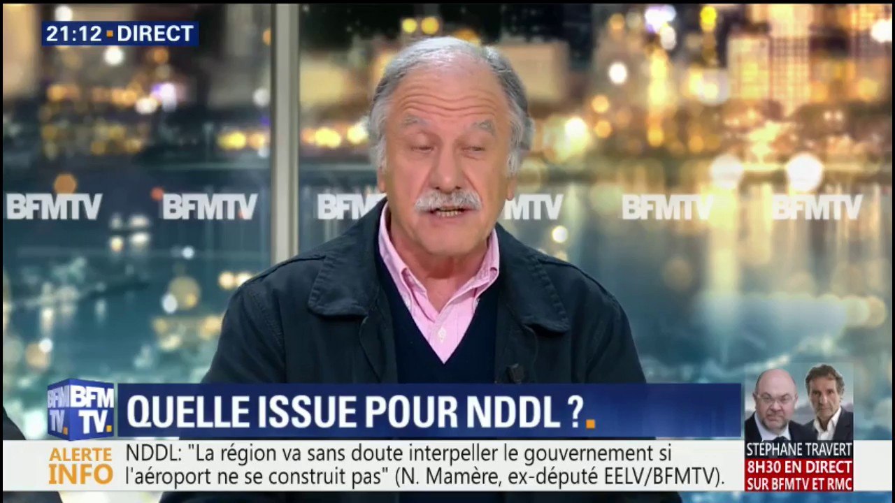NDDL: "Il faut pratiquer l’extension de l’aéroport Nantes Atlantique", pour Noël Mamère