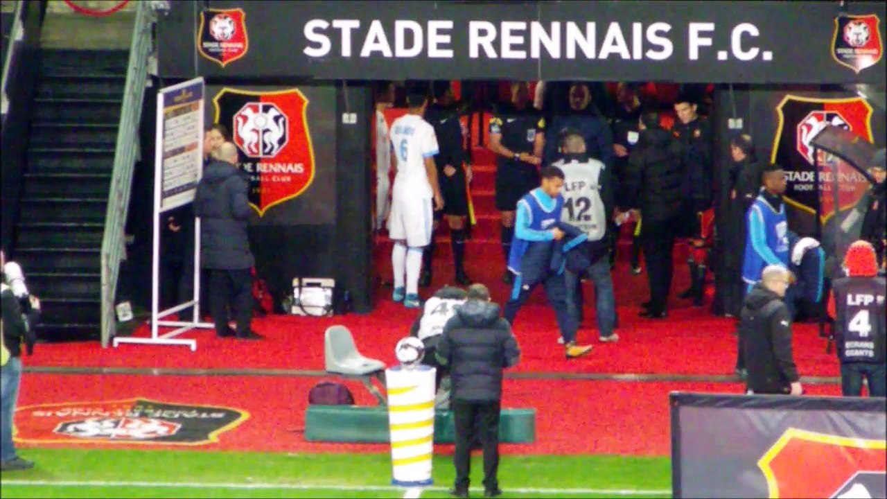 13/12/17 : SRFC-OM : entrée des équipes