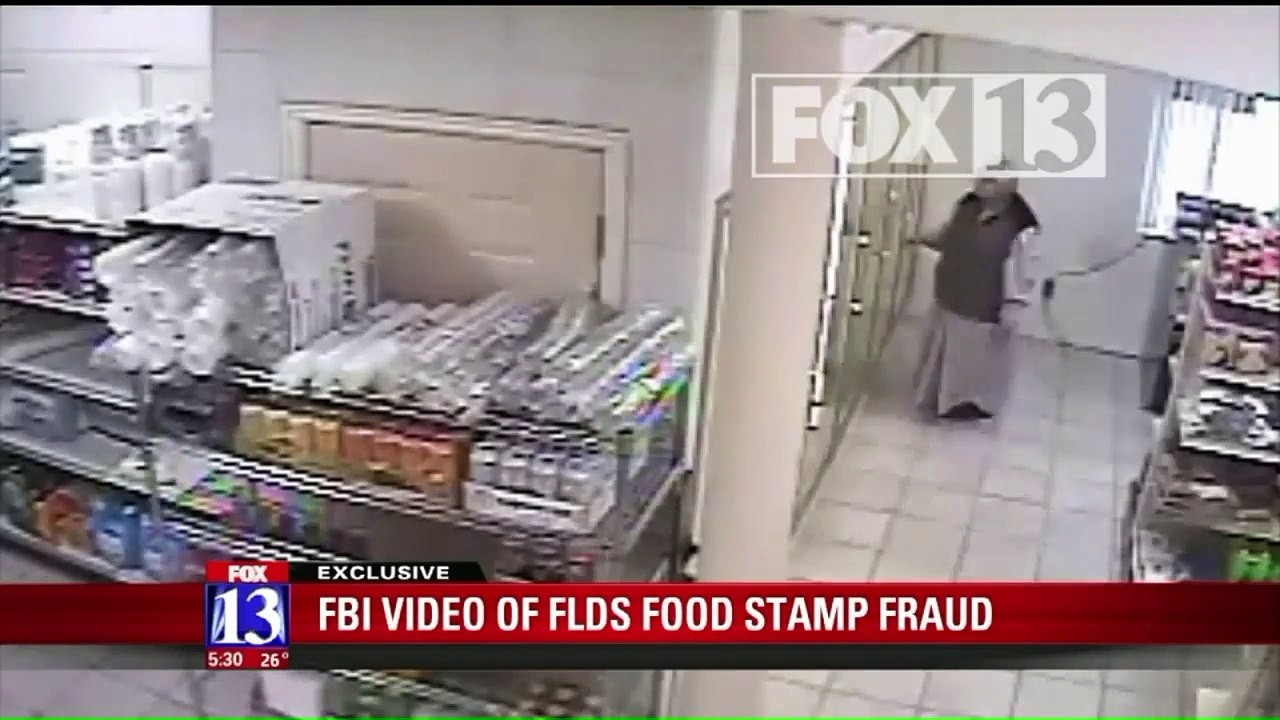 Surveillance Video Shows FLDS Food Stamp Fraud Scheme in Action video