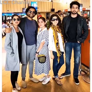 Pakistani Celebrities Spotted At Airport _ Saboor Aly, Bilal Abbas Khan & Many More