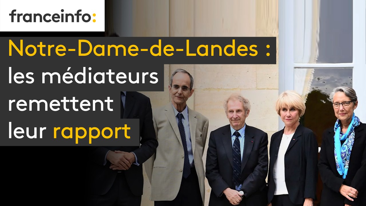 NotreDamedeLandes, les médiateurs remettent leur rapport Vidéo Dailymotion