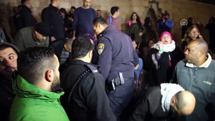 Göstericilere polis müdahalesi - KUDÜS