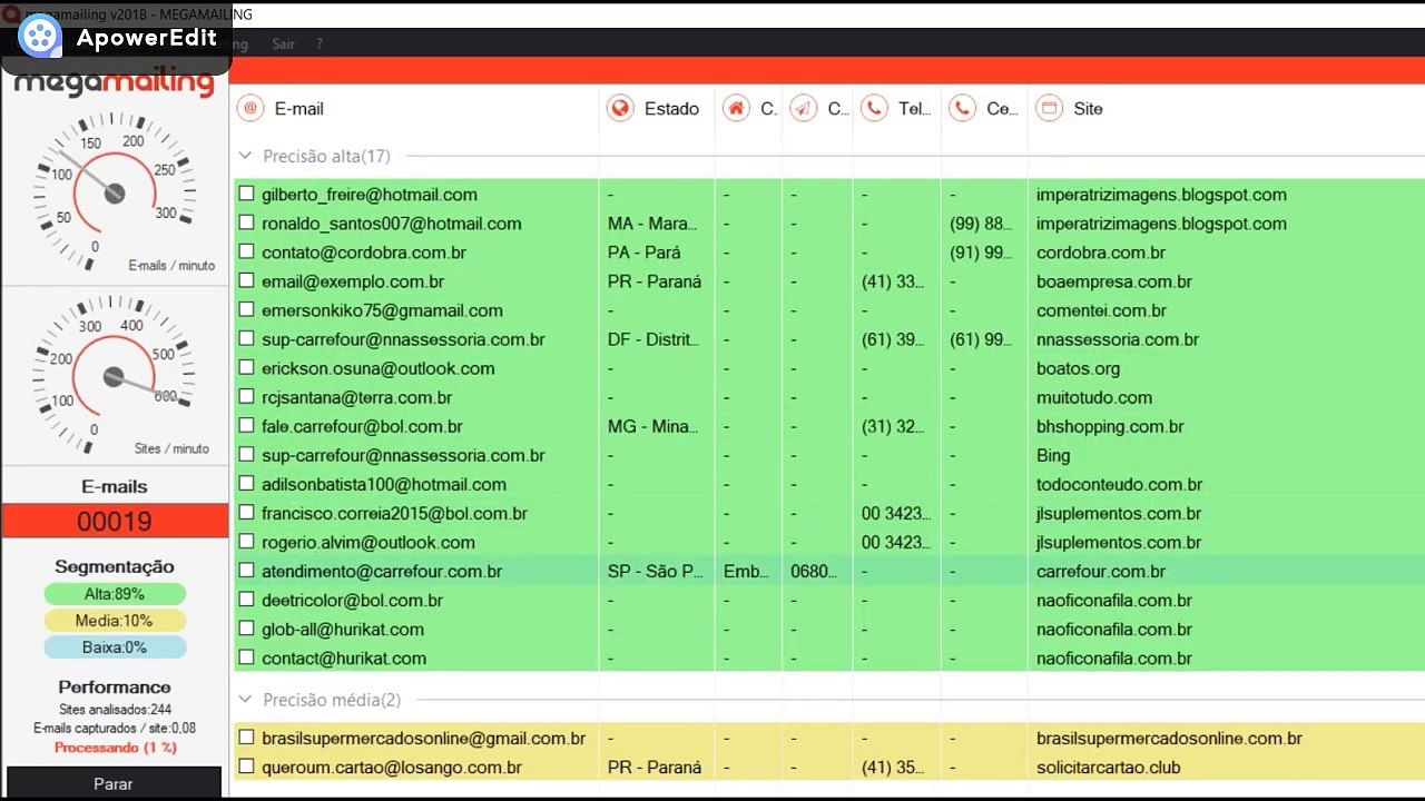 Como captar emails de empresas pela internet