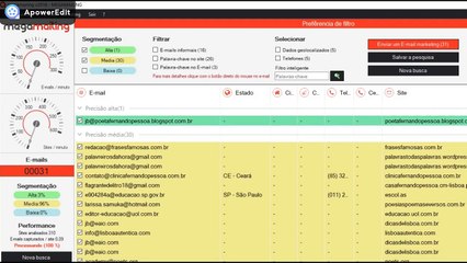 Captar emails de pessoas pela internet