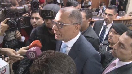 Condenan a 6 años de prisión a vicepresidente ecuatoriano por caso Odebrecht
