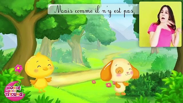 Promenons-nous dans les bois - Comptines à gestes pour bébés - Titounis