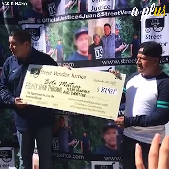 UC Berkeley Street Vendor Presented With Major Check