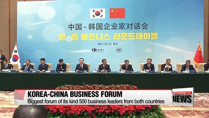 President Moon calls for future-oriented economic cooperation with China