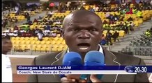 Réactions de Laurent Djam, Guy Bertin Djiepnang et Rigobert Song après la finale de la Coupe du Cameroun 2017