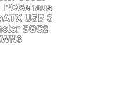 Cooler Master Scout II Advanced PCGehäuse ATX microATX USB 30 Seitenfenster