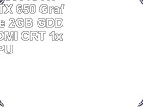 Palit NE5X65001341F GeForce GTX 650 Grafikkarte PCIe 2GB GDDR5 DVI mHDMI CRT 1x GPU