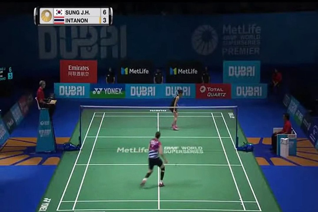 Dubai Superseries 2017 Day 1 [WS] Ratchanok INTANON vs SUNG Ji Hyun