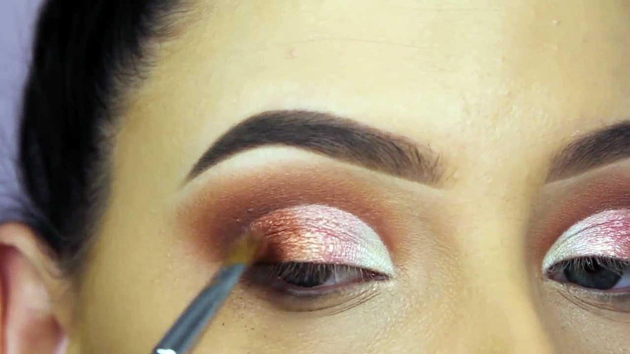 JACLYN HILL X MORPHE PALETTE - Rose Gold Cut Crease Tutorial-syz88vb1JLg