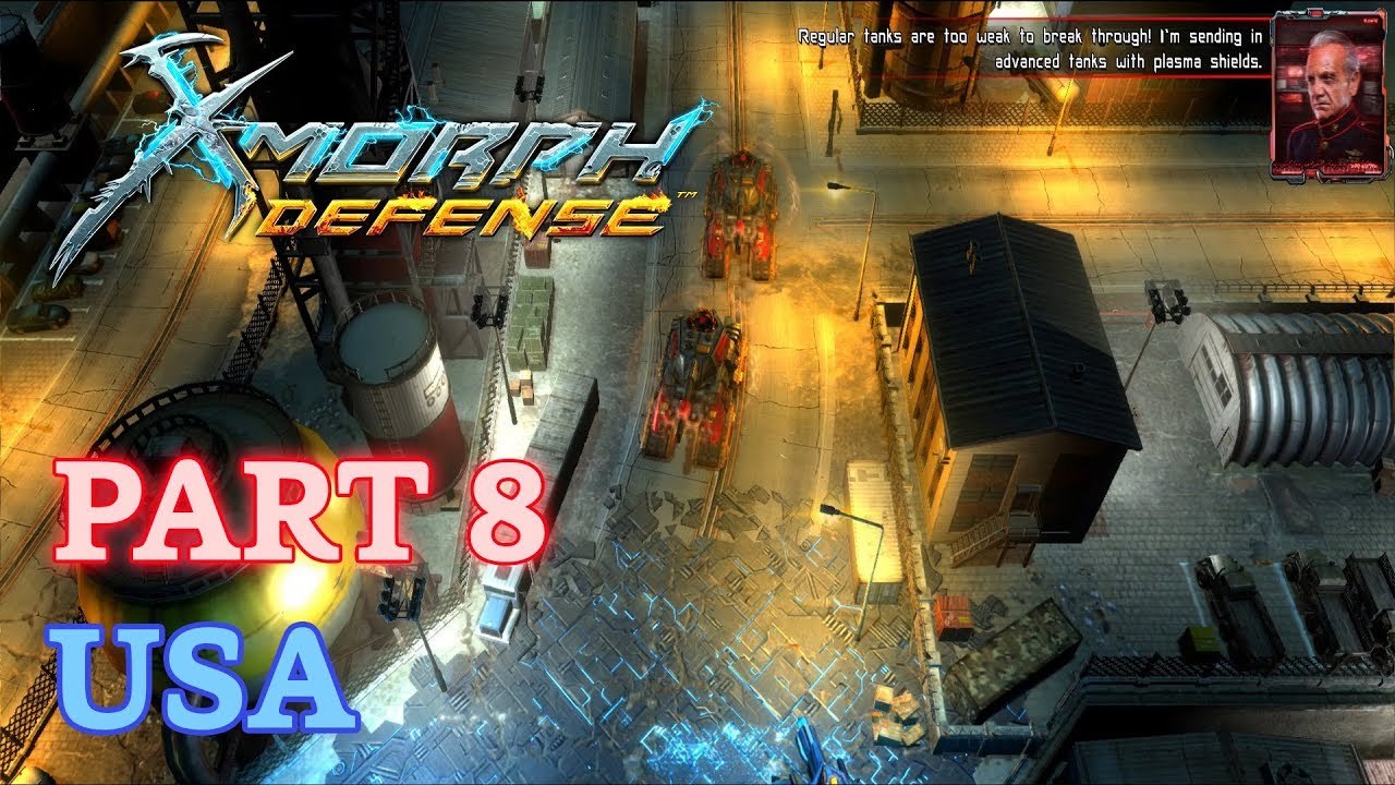 X-Morph: Defense Walkthrough - New Game - Part 8: USA (No Commentary)